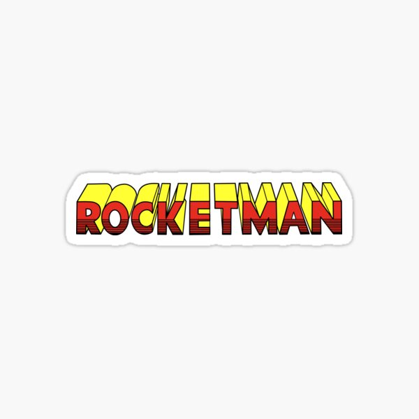 Rocket Man Sticker