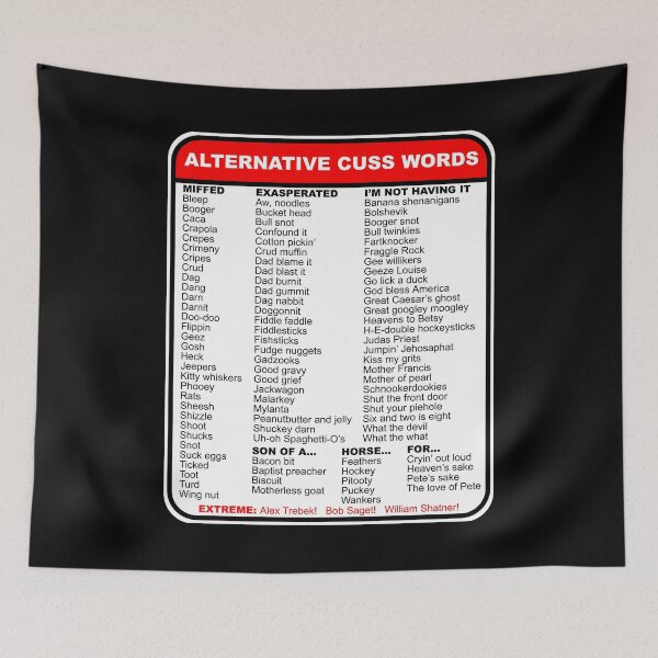 Item preview, Alternative cuss words designed and sold by GentryRacing.