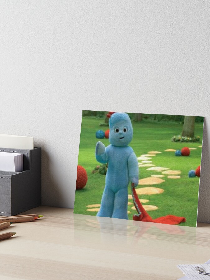 In The Night Garden Iggle Piggle Art Board Print By Jshhstngs Redbubble Iggle piggle isn't in bed, but he is put to sleep. redbubble