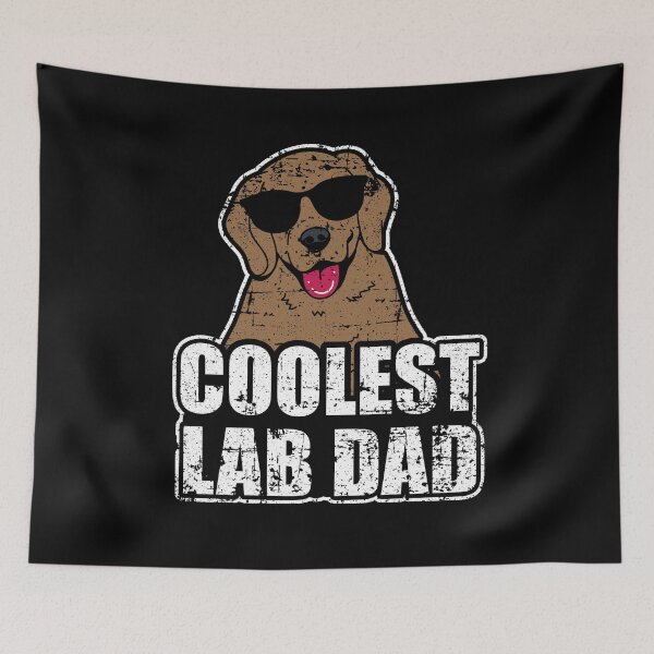 Item preview, Coolest Lab Dad Labrador Daddy Dog Puppy Pet Parent designed and sold by Kieran Abbott.