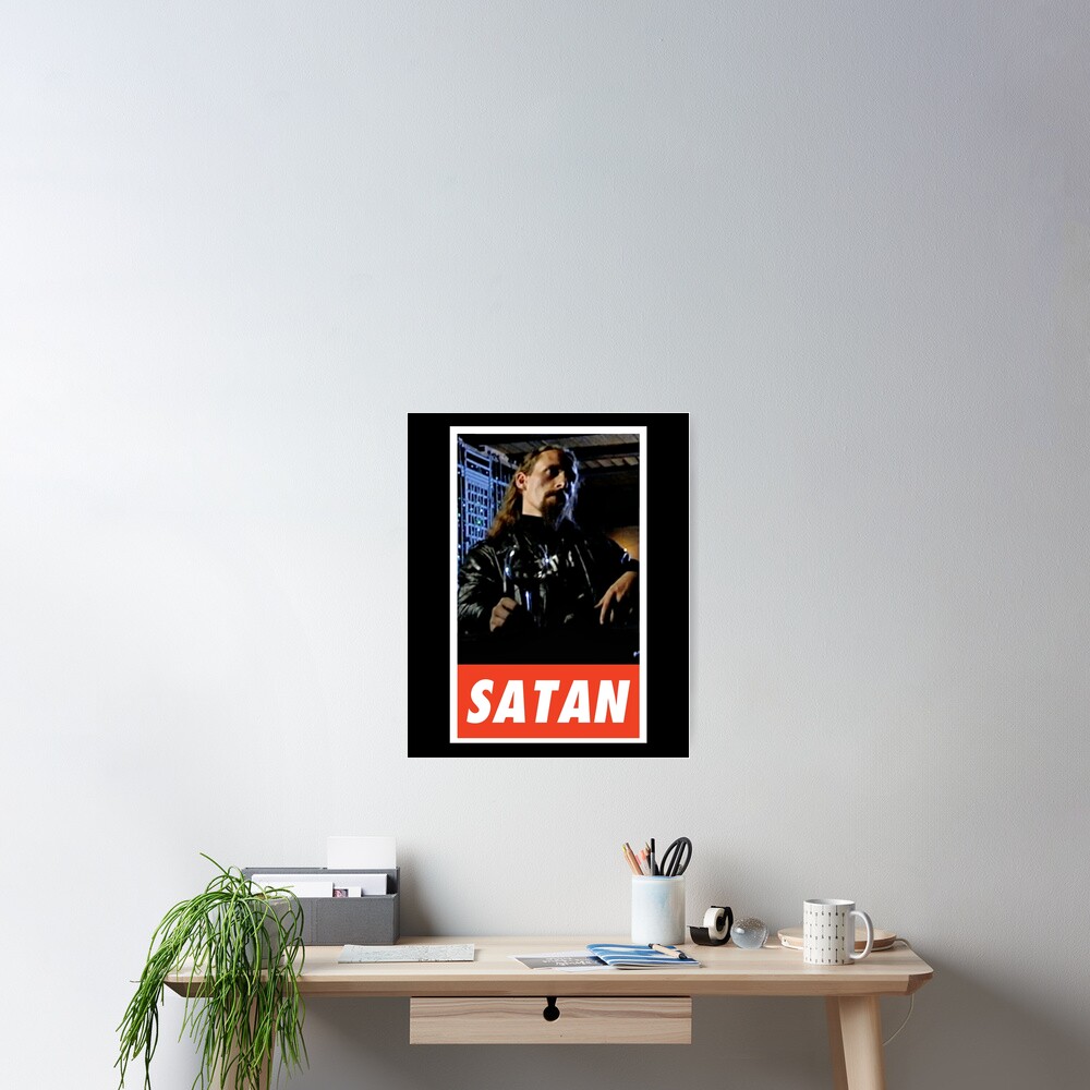satan Poster for Sale by PYHC | Redbubble