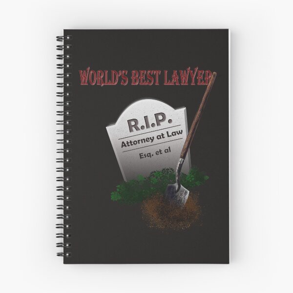 Item preview, Worlds Best Lawyer \ Attorney RIP designed and sold by SumoShark.