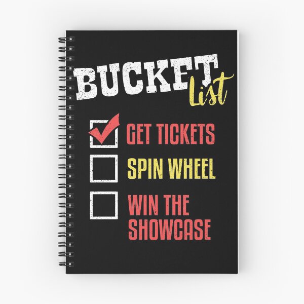 Item preview, Bucket List Get Tickets Spin Wheel Win Game Show designed and sold by Kieran Abbott.