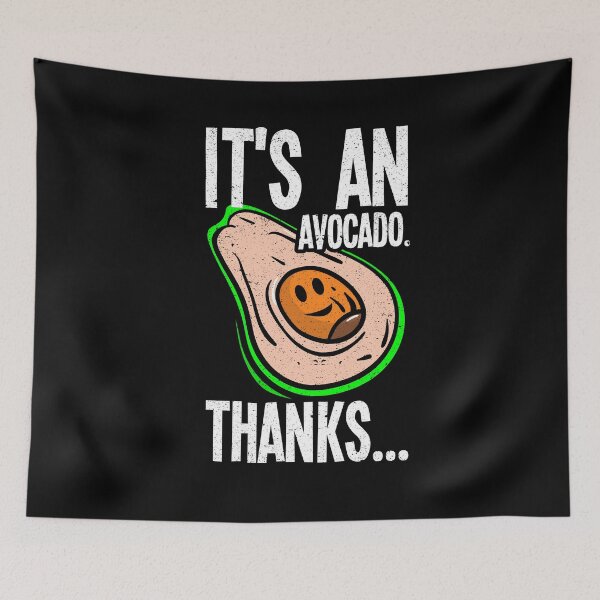 Item preview, It's An Avocado Thanks Christmas Gift Food Guacamole designed and sold by Kieran Abbott.