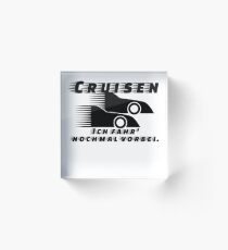 Auto tuner turbocharger - let's see if anyone is watching. Cruising gift V8 V10 V12 Acrylic Block