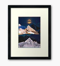 Landschafts-Collage # 79 Gerahmtes Wandbild