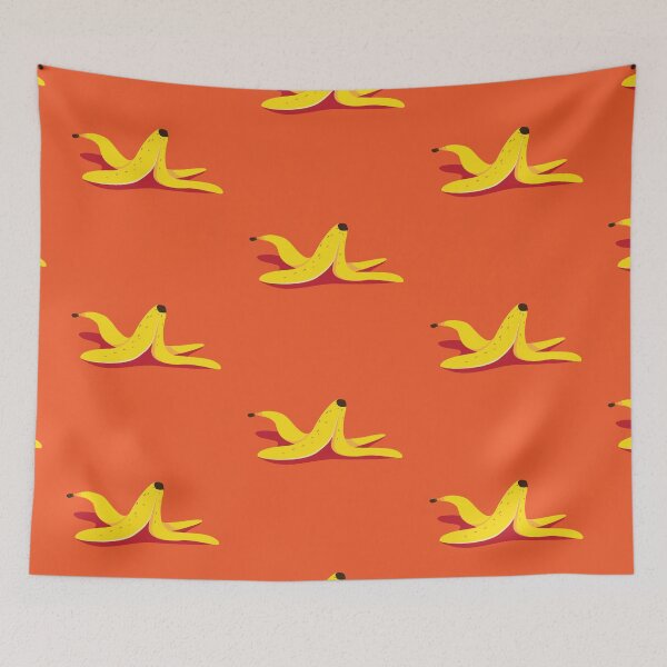 Item preview, Banana peel pop art illustration. designed and sold by La Cartoonista.