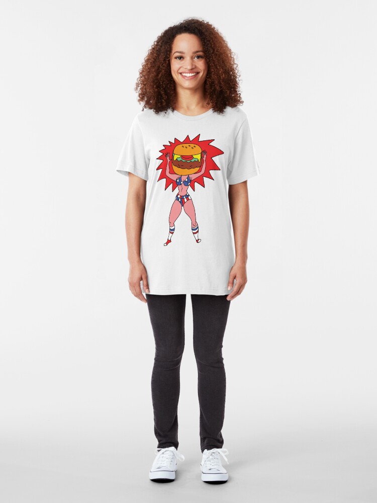 Alternate view of Hamburger Head Slim Fit T-Shirt