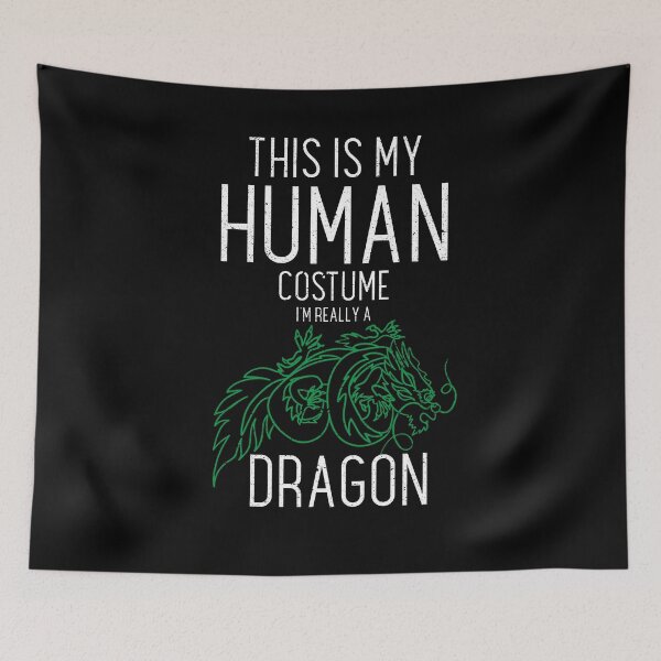 Item preview, This Is My Human Costume Dragon Halloween Costume designed and sold by Pricity Designs.