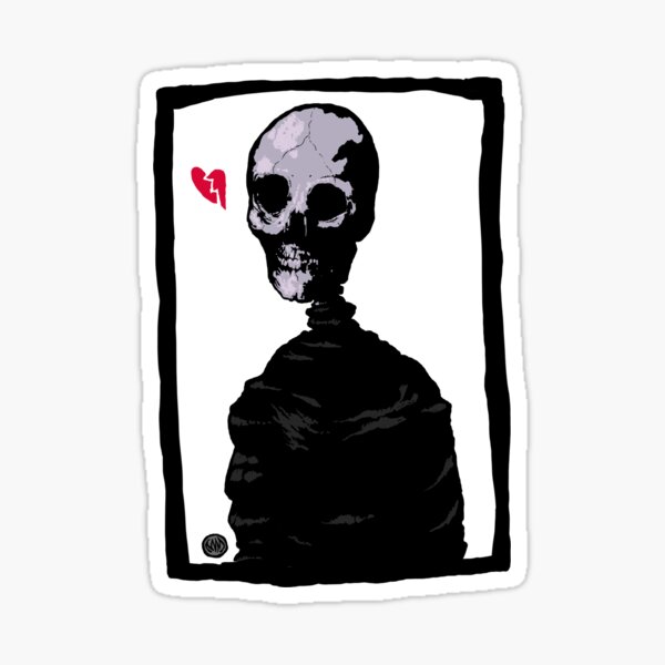 Dedded (frame) Sticker