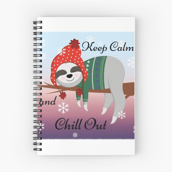 Item preview, Keep Calm and Chill Out Sloth Slogan Saying Design designed and sold by kmcs.