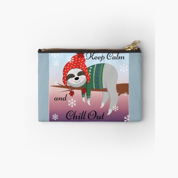 Item preview, Keep Calm and Chill Out Sloth Slogan Saying Design designed and sold by kmcs.