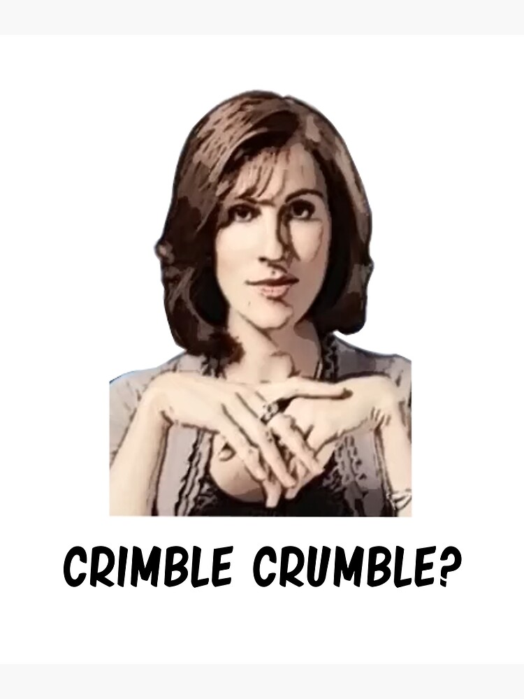 "Crimble Crumble Jackie Friday Night Dinner" Poster by ALucreMusket