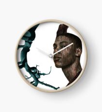 Wood man Clock