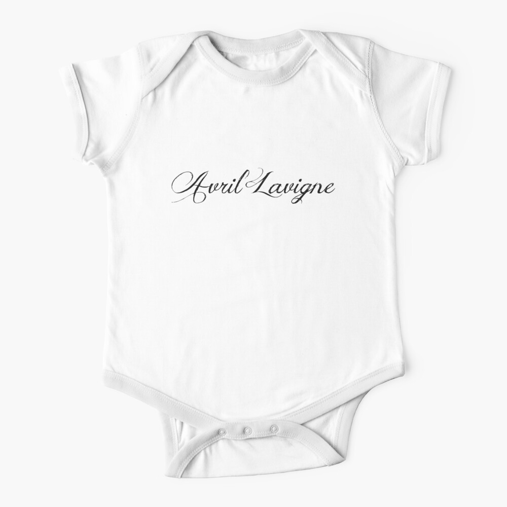 Avril Lavigne Logo Baby One Piece By Floridian00 Redbubble