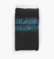Black Alert (small) Duvet Cover