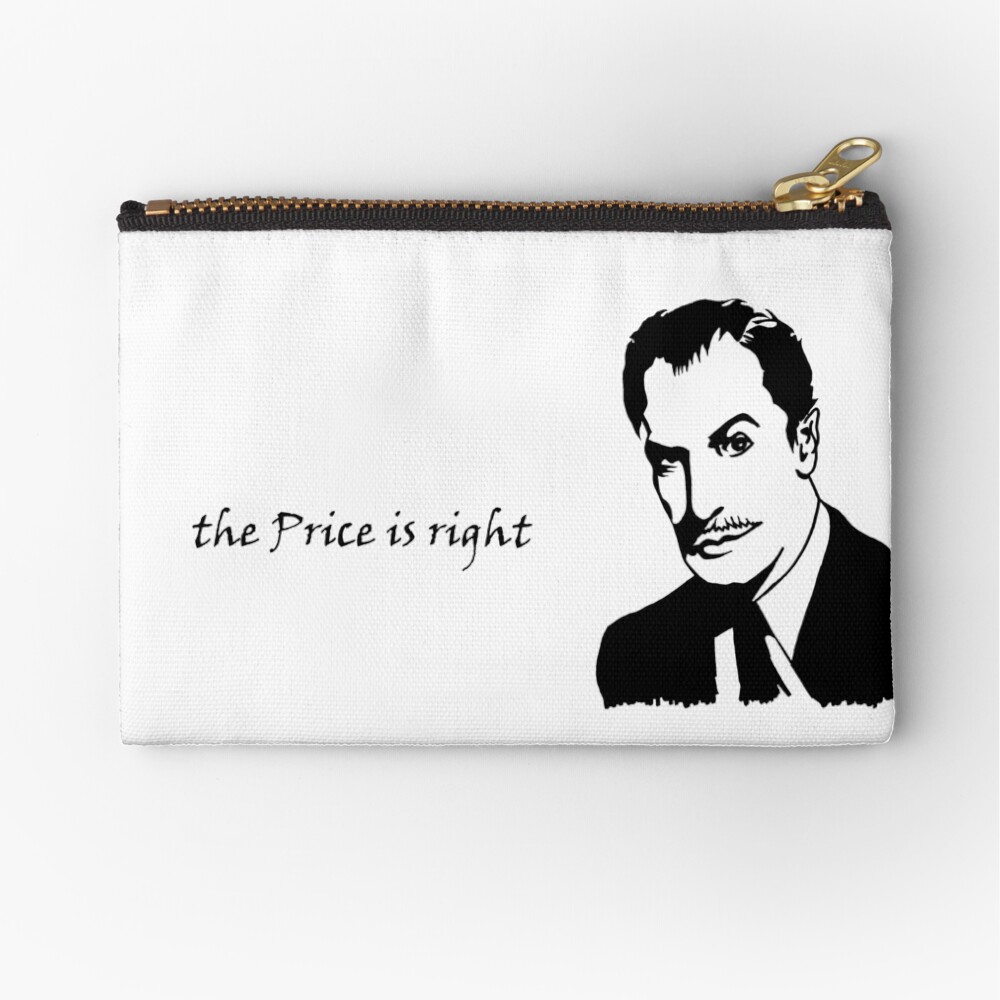the Price is Right. Zipper Pouch