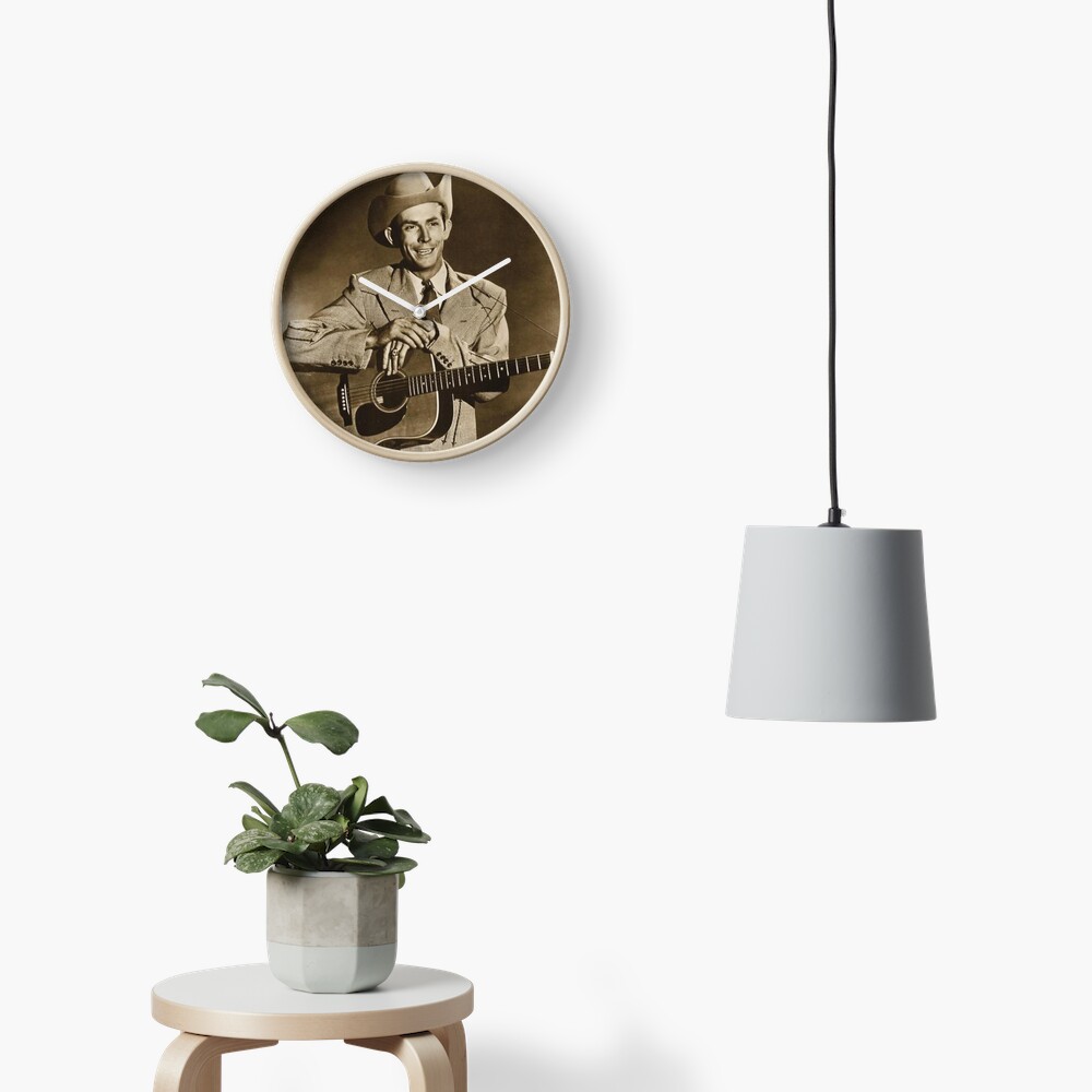 Hank Williams Clock