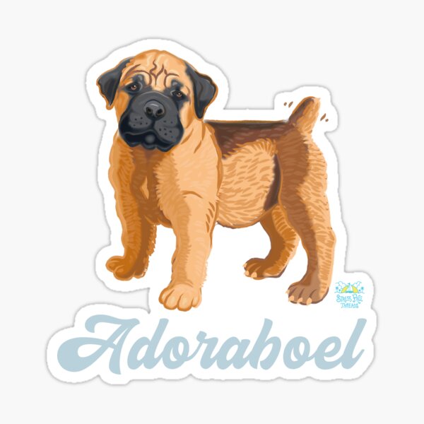 Adoraboel Boerboel Puppy Sticker
