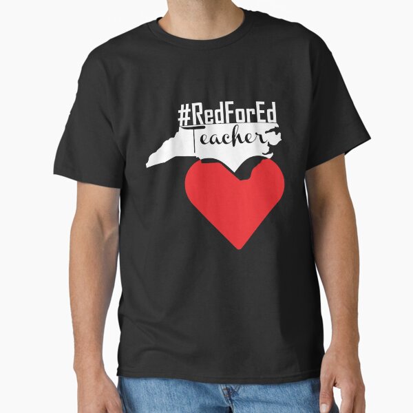 Red For Ed North Carolina Shirt Redfored Nc Teachers Respect