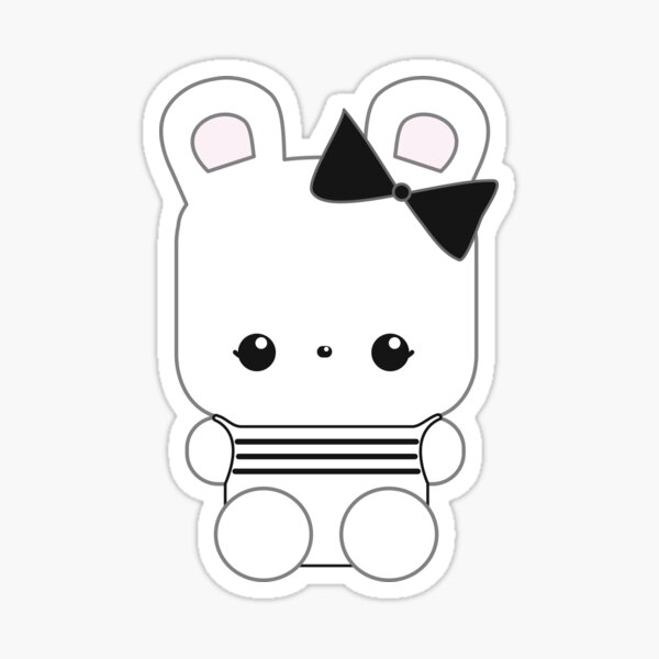Esme the bunny mascot Sticker