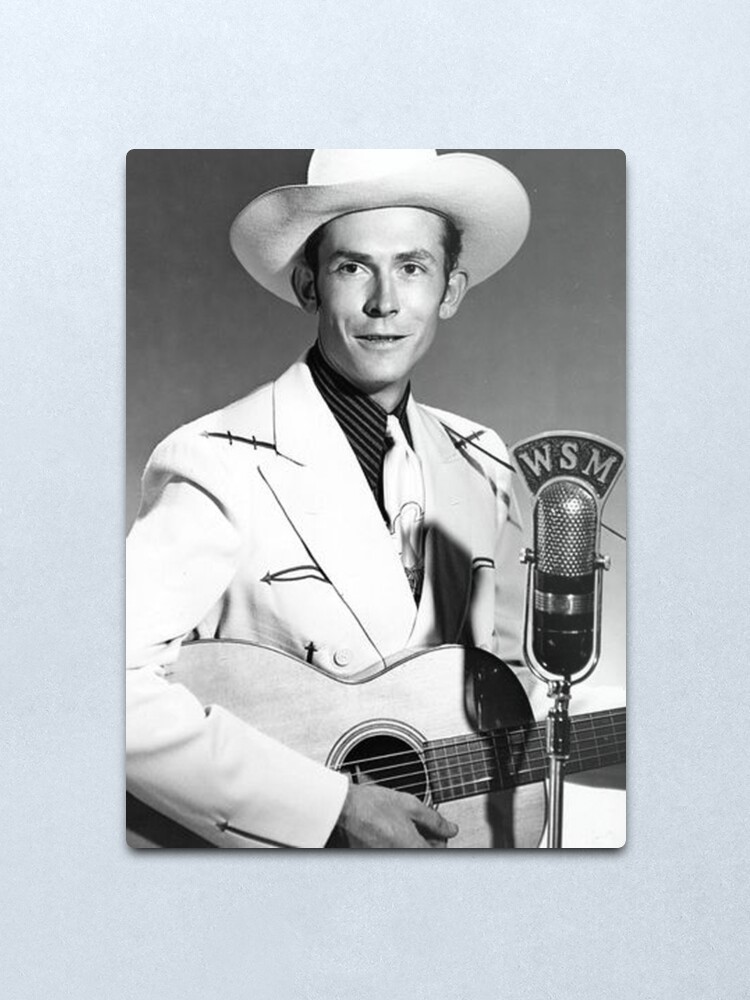 Alternate view of Hank Williams Metal Print