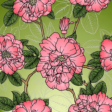 Artwork thumbnail, Flower Pattern by ExpressionArts