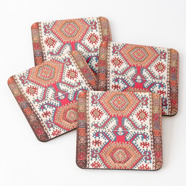 Item preview,  Hotamis  Antique Turkish Konya Kilim Print designed and sold by Vicky Brago-Mitchell®.