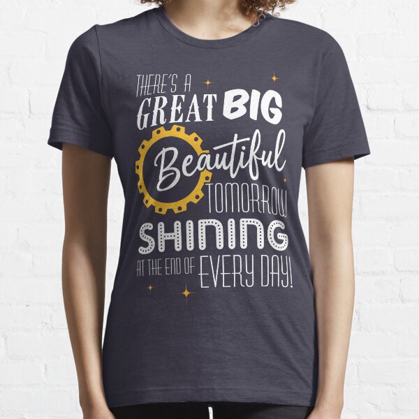 Progress - White Text Essential T-Shirt