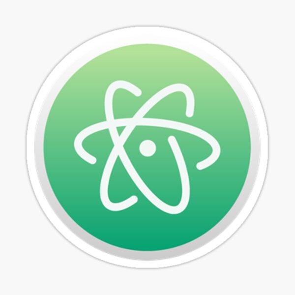 Atom editor Sticker