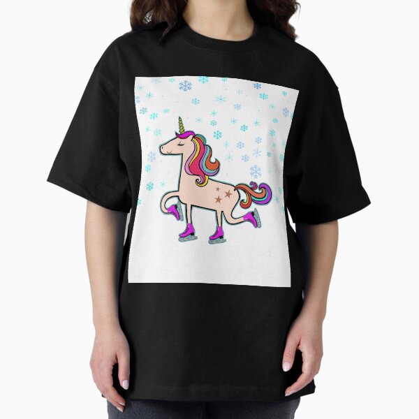 Item preview, Proud Xmas Unicorn in the Snow designed and sold by pinklioness.