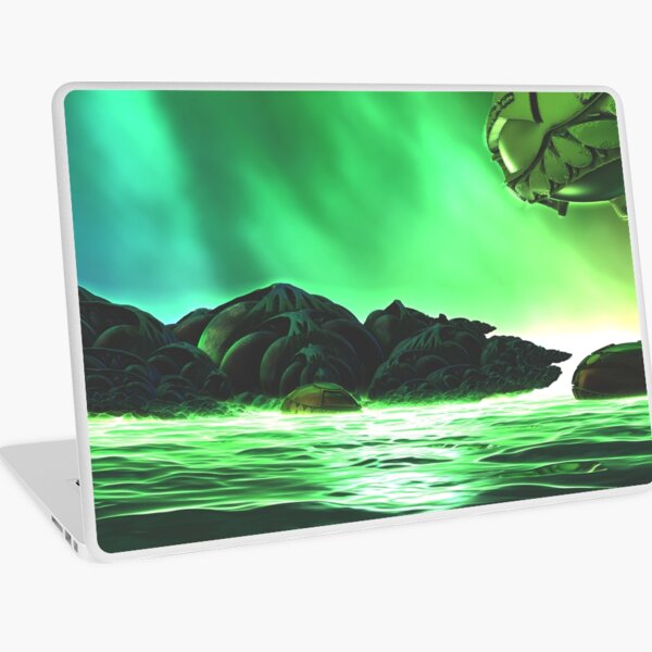 At The Shores Of Khabuliah by Spaced Painter Laptop Skin