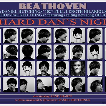 Artwork thumbnail, Hard Dan's Night - Beathoven Movie Poster by PresentsInc