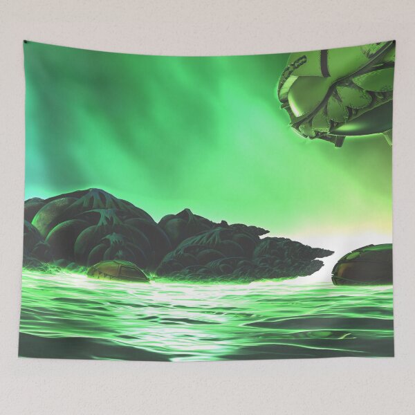 Item preview, At The Shores Of Khabuliah by Spaced Painter designed and sold by Spaced Painter Art.