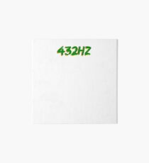 432hz Frequency Line Art Board Print