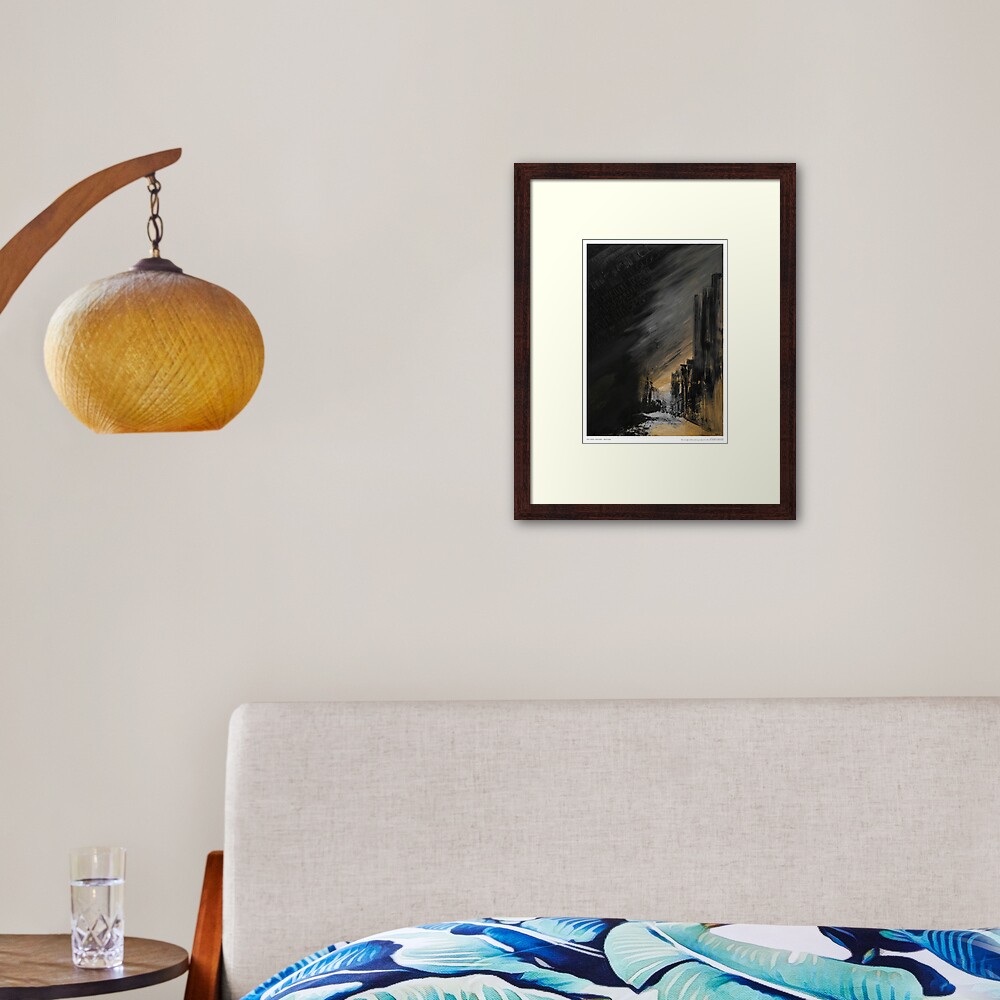 Item preview, Framed Art Print designed and sold by idorucreactive.