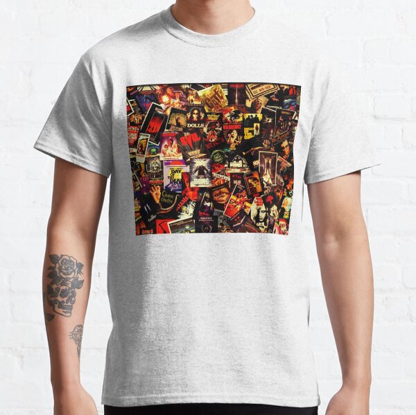 Horror Movies Collage Classic T-Shirt