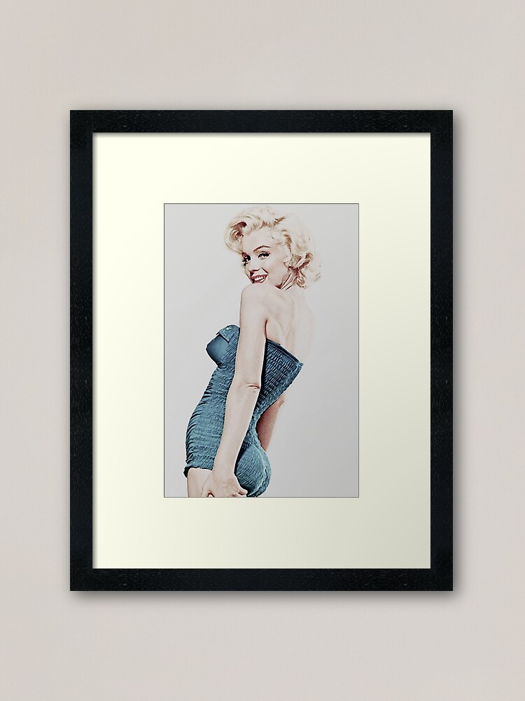 Alternate view of Marilyn Monroe Swimsuit Framed Art Print
