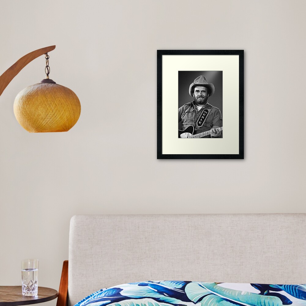 Merle Haggard Framed Art Print