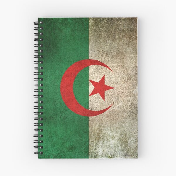 Artikelvorschau, Alte und abgenutzte beunruhigte Weinlese-Flagge von Algerien entworfen und verkauft von JeffBartels.