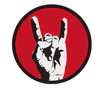 Rock On Sticker for Sale by Bogdan86