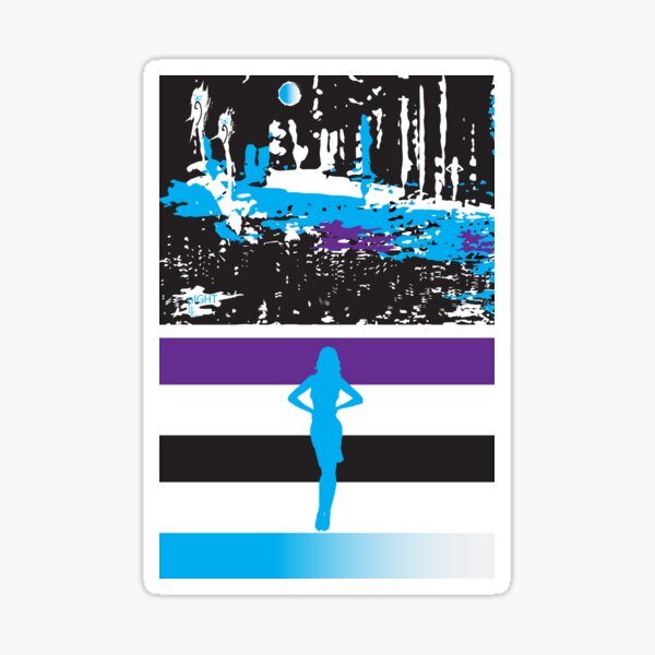 Purple Mood Sticker