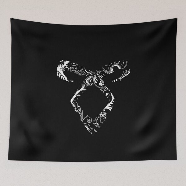 Item preview, Shadowhunters rune - Angelic power rune (floral decorations - white) | Malec | Mundane | Parabatai | Alec, Magnus, Clary, Jace, Izzy designed and sold by Vane22april.