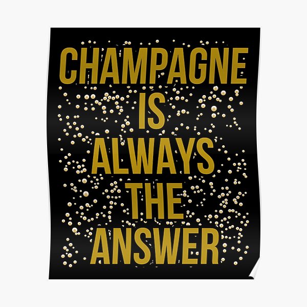 Poster Changry Definition Champagne Drole Par Blive Redbubble