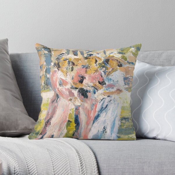 Garden Party Throw Pillow