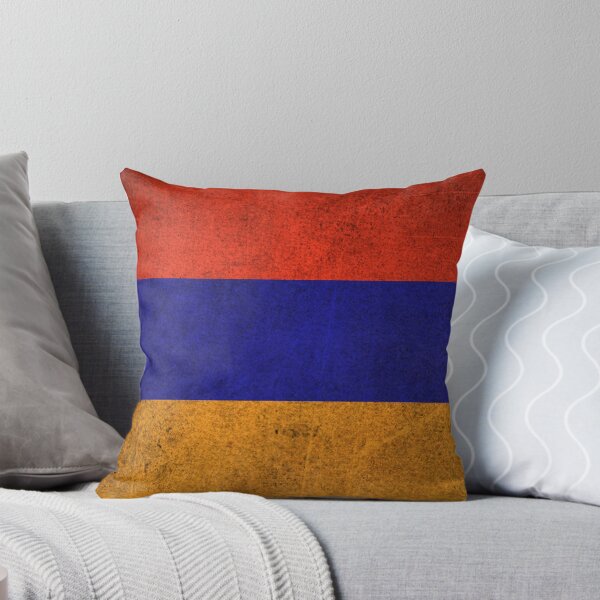 Item preview, Old and Worn Distressed Vintage Flag of Armenia designed and sold by JeffBartels.