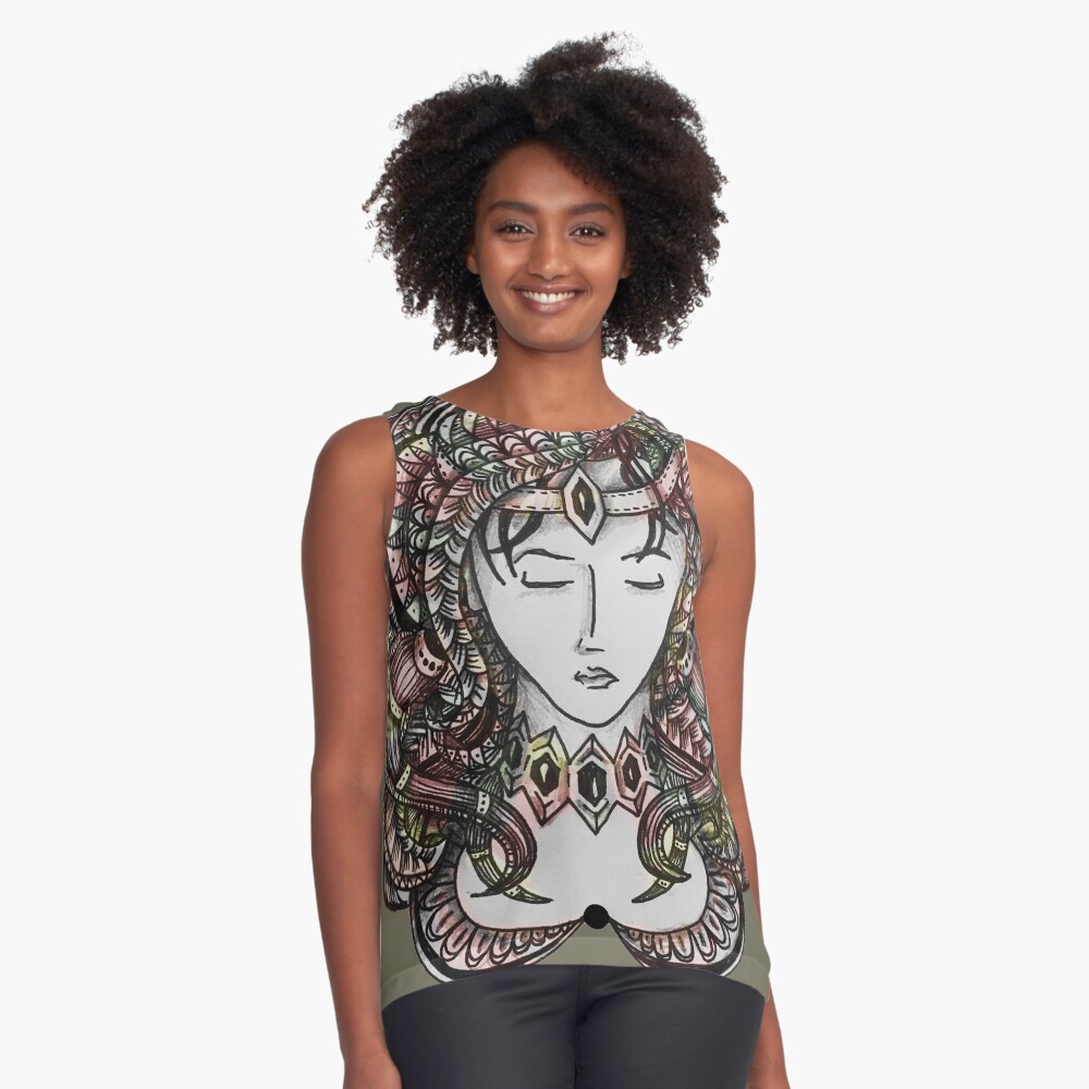 Item preview, Sleeveless Top designed and sold by oodelally.