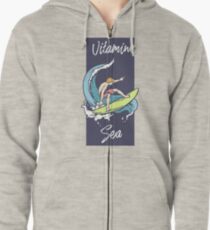 Surf „Vitamin Sea“ | Tshirt & Gift Zipped Hoodie