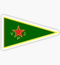Flag of the Women's Protection Units Sticker