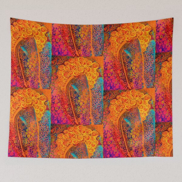 Item preview, Orange Floral Roses designed and sold by AmandaSlaterArt.